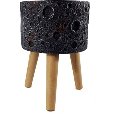 Leaf - Lunar Black - 35x24cm - Large - Planter Leaf - Lunar Black - 35x24cm - Large - Planter