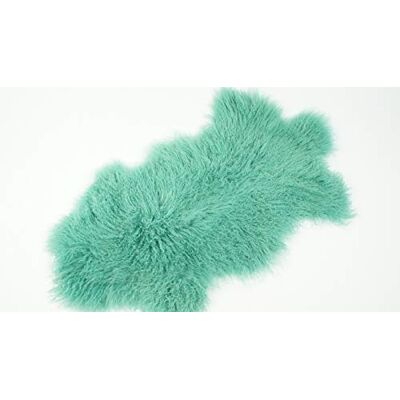 bokke Tibet Lambskin Premium Quality, Natural, Turquoise, ca. 90x50cm bokke Tibet Lambskin Premium Quality, Natural, Turquoise, ca. 90x50cm