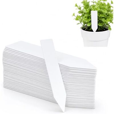 Admygo 300Pcs White Plant Labels, Plastic Plant Markers Plant Tags, Waterproof Reusable Plant Labels for Outdoor Plants, Garden Labels for Seedling Herb Seed Vegetable Flower Potted Plants Admygo 300Pcs White Plant Labels, Plastic Plant Markers Plant Tags, Waterproof Reusable Plant Labels for Outdoor Plants, Garden Labels for Seedling Herb Seed Vegetable Flower Potted Plants