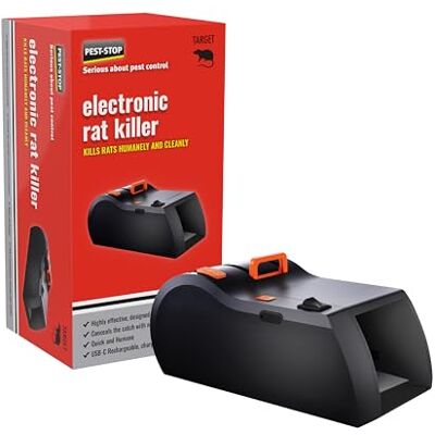 Pest-Stop Electronic Rat Trap Fast Acting Highly Effective 100 Kills Mess Free Safe Rat Control Pest-Stop Electronic Rat Trap Fast Acting Highly Effective 100 Kills Mess Free Safe Rat Control