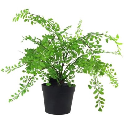 Green Artificial Fern Plant - 35cm - Home Decor Green Artificial Fern Plant - 35cm - Home Decor