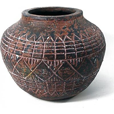 Leaf Aztec Vase Planter - Planter Leaf Aztec Vase Planter - Planter