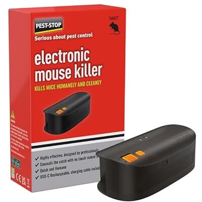 Pest-Stop Electronic Mouse Trap Highly Effective Mess Free Mouse Control Mice Trap Pest-Stop Electronic Mouse Trap Highly Effective Mess Free Mouse Control Mice Trap