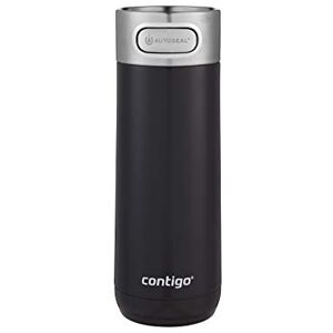 Contigo Luxe Autoseal Travel Mug, Stainless Steel Thermal Mug, Vacuum Flask, Leakproof Tumbler, dishwasher safe, Coffee Mug with BPA Free Easy-Clean Lid, Licorice Contigo Luxe Autoseal Travel Mug, Stainless Steel Thermal Mug, Vacuum Flask, Leakproof Tumbler, dishwasher safe, Coffee Mug with BPA Free Easy-Clean Lid, Licorice