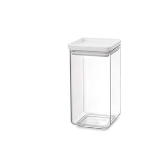 Brabantia 122484 Tasty+ Square Canister, Light Grey, 1.6 L Brabantia 122484 Tasty+ Square Canister, Light Grey, 1.6 L