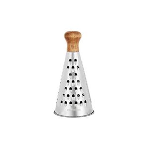 Stanley Rogers Table Grater 19 cm, High Quality Cone Grater with Sharp Blade Made of Stainless Steel, Versatile Cheese Grater, Parmesan Grater in Modern Design (Colour: Silver)