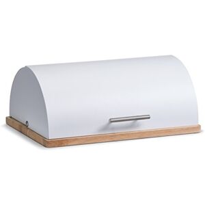 Zeller Bread Bin, White, 39 x 28 x 16.3 cm Zeller Bread Bin, White, 39 x 28 x 16.3 cm