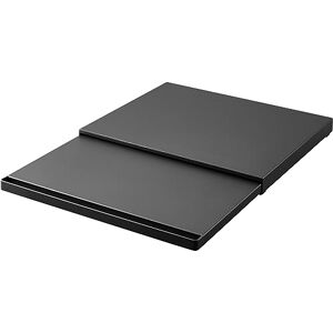 YAMAZAKI 2106 TOWER Sliding Countertop Tray, black, Steel/Polypropylene/Silicone, Minimalist, 45 x 39~64.5 x 4 cm YAMAZAKI 2106 TOWER Sliding Countertop Tray, black, Steel/Polypropylene/Silicone, Minimalist, 45 x 39~64.5 x 4 cm