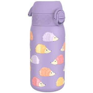Ion8 Vacuum Insulated Steel Water Bottle, 320 ml/11 oz, Leak Proof, Easy to Open, Secure Lock, Dishwasher Safe, Carry Handle, Metal Water Bottle, ThermoShield Stainless Steel, Lilac Purple, Hedgehogs Ion8 Vacuum Insulated Steel Water Bottle, 320 ml/11 oz, Leak Proof, Easy to Open, Secure Lock, Dishwasher Safe, Carry Handle, Metal Water Bottle, ThermoShield Stainless Steel, Lilac Purple, Hedgehogs