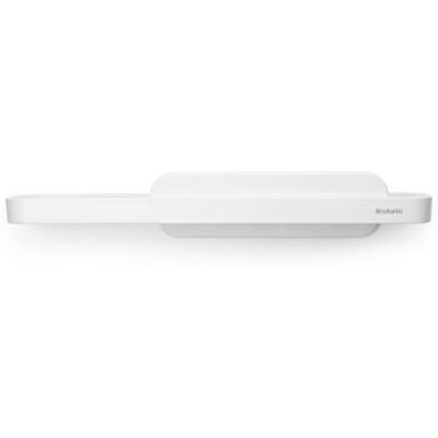 Brabantia Mindset Shower Shelf with Squeegee Easy Storage Hygienic Water Drain System Holds Up to 2 kg Corrosion Resistant Fixing Materials Included Fresh White 42.1 x 9 cm Brabantia Mindset Shower Shelf with Squeegee Easy Storage Hygienic Water Drain System Holds Up to 2 kg Corrosion Resistant Fixing Materials Included Fresh White 42.1 x 9 cm