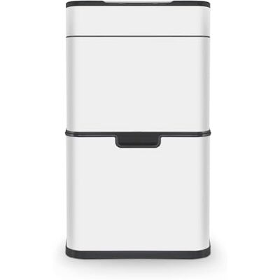 Tower Ozone Recycling Sensor Bin - 50L - White - Sensor Bin Tower Ozone Recycling Sensor Bin - 50L - White - Sensor Bin