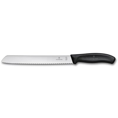 Victorinox Swiss Classic Black 21cm Serrated Bread Knife - Bread Knife Victorinox Swiss Classic Black 21cm Serrated Bread Knife - Bread Knife