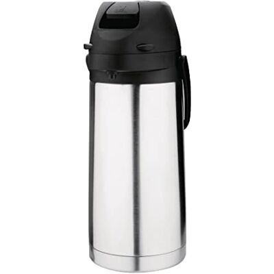 NISBETS Essentials Stainless Steel Lever Action Airpot 1.9Ltr, DG141 NISBETS Essentials Stainless Steel Lever Action Airpot 1.9Ltr, DG141