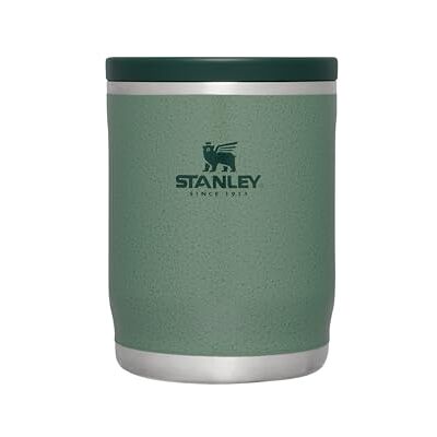 Stanley 1913 Adventure To-Go Food Jar 0.53L Hammertone Green 6 Hours Hot 6 Hours Cold Leakproof Food Flask Wide Opening Dishwasher Safe Stanley 1913 Adventure To-Go Food Jar 0.53L Hammertone Green 6 Hours Hot 6 Hours Cold Leakproof Food Flask Wide Opening Dishwasher Safe