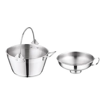 Penguin Home - Maslin Pan - 5L - 14cm neck - Stainless Steel Penguin Home - Maslin Pan - 5L - 14cm neck - Stainless Steel