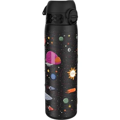 Ion8 Vacuum Insulated Steel Water Bottle, 500 ml/18 oz, Leak Proof, Easy to Open, Secure Lock, Dishwasher Safe, Fits Cup Holders, Carry Handle, Scratch Resistant, Metal Water Bottle, Spaceships Ion8 Vacuum Insulated Steel Water Bottle, 500 ml/18 oz, Leak Proof, Easy to Open, Secure Lock, Dishwasher Safe, Fits Cup Holders, Carry Handle, Scratch Resistant, Metal Water Bottle, Spaceships