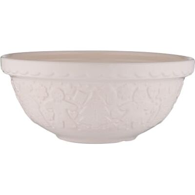 Mason Cash Gingerbread Lane Mixing Bowl 2.7 Litre Embossed Earthenware Mixing Bowl Size 18 Christmas Baking Bowl for Dough, Cake & Cookie Mixes Dishwasher Safe Mason Cash Gingerbread Lane Mixing Bowl 2.7 Litre Embossed Earthenware Mixing Bowl Size 18 Christmas Baking Bowl for Dough, Cake & Cookie Mixes Dishwasher Safe