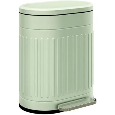 HOMCOM 20L Pedal Bin - Light Green Kitchen Waste Bin HOMCOM 20L Pedal Bin - Light Green Kitchen Waste Bin