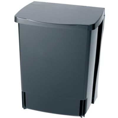 Brabantia Built-in Inside Cupboard Bin, Black, 10L Removable Inner Bucket, Easy to Mount, Auto Closing, Under Sink Rubbish Bin, Food Waste Bin, Carrier Bag Tidy Storage Brabantia Built-in Inside Cupboard Bin, Black, 10L Removable Inner Bucket, Easy to Mount, Auto Closing, Under Sink Rubbish Bin, Food Waste Bin, Carrier Bag Tidy Storage