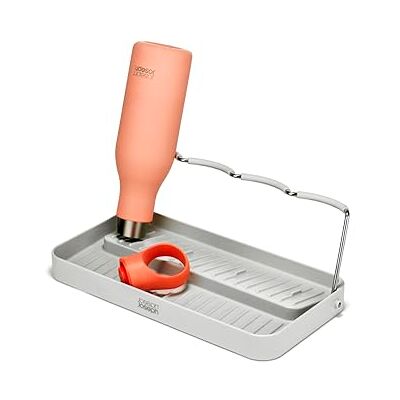 Joseph Joseph DrySmart Folding Water Bottle drying rack, space saving draining board organiser, Recycled Plastic Joseph Joseph DrySmart Folding Water Bottle drying rack, space saving draining board organiser, Recycled Plastic