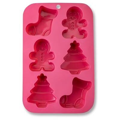 Zenker 6 Mini Cake Moulds Versatile Silicone Mould for Dessert, Ice Cubes & Chocolate, 26 x 17 x 3 cm, Temperature Resistant -40 °C 230 °C, Dishwasher Safe The Christmas Candy Shop Zenker 6 Mini Cake Moulds Versatile Silicone Mould for Dessert, Ice Cubes & Chocolate, 26 x 17 x 3 cm, Temperature Resistant -40 °C 230 °C, Dishwasher Safe The Christmas Candy Shop
