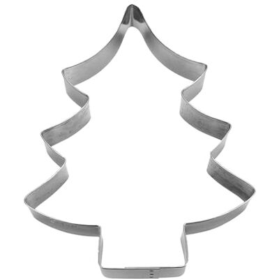Städter Staedter Fir Tree Cookie Cutter, Silver, 19 cm Städter Staedter Fir Tree Cookie Cutter, Silver, 19 cm