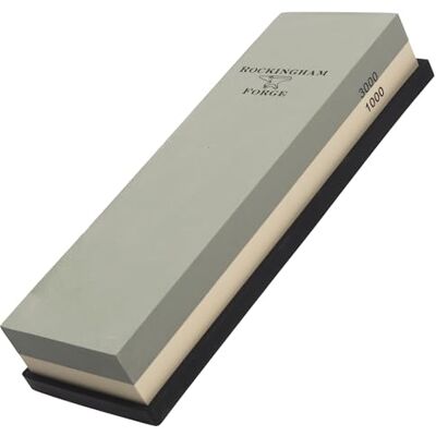 Rio SUPERSHARP Combination Whetstone 2-in-1 Medium/Fine 1000/3000 Grit Professional Knife Sharpening Two Stones in One with Non-Slip Base Knife Sharpener for Kitchen Knives Rio SUPERSHARP Combination Whetstone 2-in-1 Medium/Fine 1000/3000 Grit Professional Knife Sharpening Two Stones in One with Non-Slip Base Knife Sharpener for Kitchen Knives