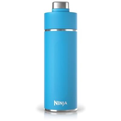 Ninja Thirsti Water Bottle and Flask 700 ML, Tropical Blue, DW2401EUUKSB Ninja Thirsti Water Bottle and Flask 700 ML, Tropical Blue, DW2401EUUKSB