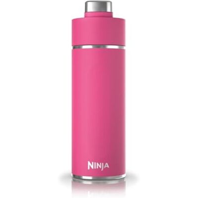 Ninja Thirsti 700ml Water Bottle with Leak-Proof Lid, Hot Pink DW2401EUUKBP Designed for Carbonated, Hot & Cold Drinks, Ideal for Travel & Sports, Triple Insulated, Stainless Steel Flask Ninja Thirsti 700ml Water Bottle with Leak-Proof Lid, Hot Pink DW2401EUUKBP Designed for Carbonated, Hot & Cold Drinks, Ideal for Travel & Sports, Triple Insulated, Stainless Steel Flask