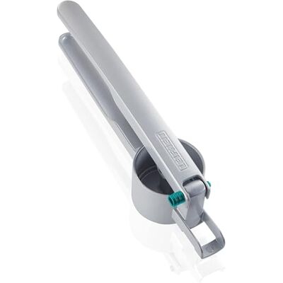 Leifheit Potato Ricer, Spaetle Press, Mashed Potato Maker, Vegetable Puree Maker, Aluminum, Easily Separates for Cleaning Leifheit Potato Ricer, Spaetle Press, Mashed Potato Maker, Vegetable Puree Maker, Aluminum, Easily Separates for Cleaning
