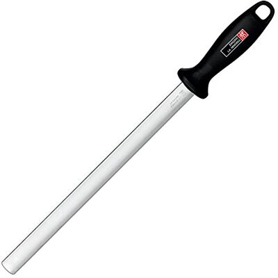 ZWILLING Accessories Diamond Sharpening Steel, 12-inch, Black/Stainless Steel ZWILLING Accessories Diamond Sharpening Steel, 12-inch, Black/Stainless Steel