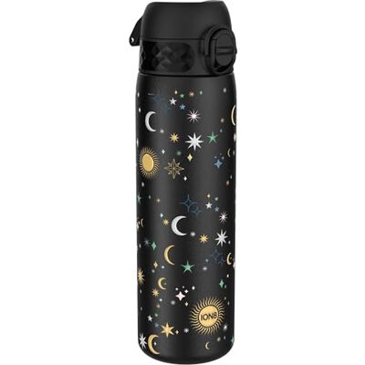 Ion8 Vacuum Insulated Steel Water Bottle, 500 ml/17 oz, Leak Proof, Easy to Open, Secure Lock, Dishwasher Safe, Fits Cup Holders, Carry Handle, Scratch Resistant,Metal Water Bottle, Celestial Universe Ion8 Vacuum Insulated Steel Water Bottle, 500 ml/17 oz, Leak Proof, Easy to Open, Secure Lock, Dishwasher Safe, Fits Cup Holders, Carry Handle, Scratch Resistant,Metal Water Bottle, Celestial Universe