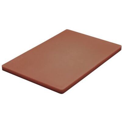 Hygiplas Nextday Catering F160 Anti Microbial High Density Chopping Board, Brown Hygiplas Nextday Catering F160 Anti Microbial High Density Chopping Board, Brown