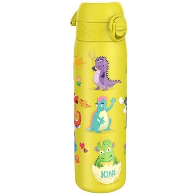 Ion8 Vacuum Insulated Steel Water Bottle, 500 ml/17 oz, Leak Proof, Easy to Open, Secure Lock, Dishwasher Safe, Fits Cup Holders, Carry Handle, Scratch Resistant, Metal Water Bottle, Dragons Ion8 Vacuum Insulated Steel Water Bottle, 500 ml/17 oz, Leak Proof, Easy to Open, Secure Lock, Dishwasher Safe, Fits Cup Holders, Carry Handle, Scratch Resistant, Metal Water Bottle, Dragons