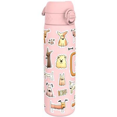 Ion8 Vacuum Insulated Steel Water Bottle, 500 ml/17 oz, Leak Proof, Easy to Open, Secure Lock, Dishwasher Safe, Fits Cup Holders, Carry Handle, Scratch Resistant, Metal Water Bottle, Dogs Ion8 Vacuum Insulated Steel Water Bottle, 500 ml/17 oz, Leak Proof, Easy to Open, Secure Lock, Dishwasher Safe, Fits Cup Holders, Carry Handle, Scratch Resistant, Metal Water Bottle, Dogs