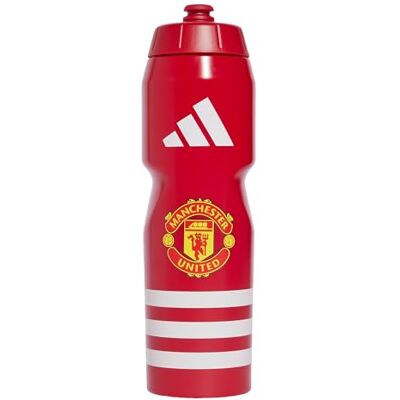 adidas Unisex Mufc Manchester United Bottle Bottle, mufc red/white, One Size adidas Unisex Mufc Manchester United Bottle Bottle, mufc red/white, One Size