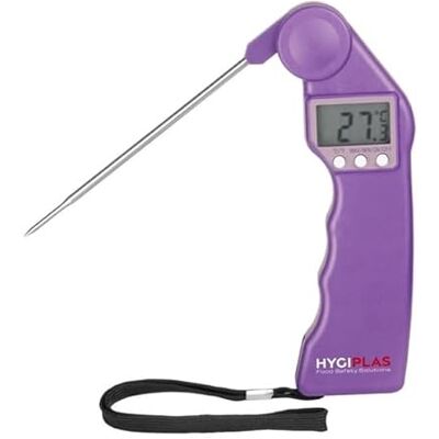 Hygiplas Easytemp Fold-Away Food Cooking Thermometer CH739, Purple Hygiplas Easytemp Fold-Away Food Cooking Thermometer CH739, Purple