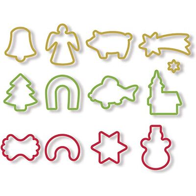 Tescoma Christmas Cookie Cutters, 13 Pcs Delicia, Assorted, 22.1 x 13.1 x 3.8 cm Tescoma Christmas Cookie Cutters, 13 Pcs Delicia, Assorted, 22.1 x 13.1 x 3.8 cm