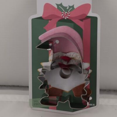 Zenker Christmas Gnome Cookie Cutter, Stainless Steel Cookie Cutter, Pastry Kitchen Accessories, Dishwasher Safe, Ideal for Party Sweets Zenker Christmas Gnome Cookie Cutter, Stainless Steel Cookie Cutter, Pastry Kitchen Accessories, Dishwasher Safe, Ideal for Party Sweets