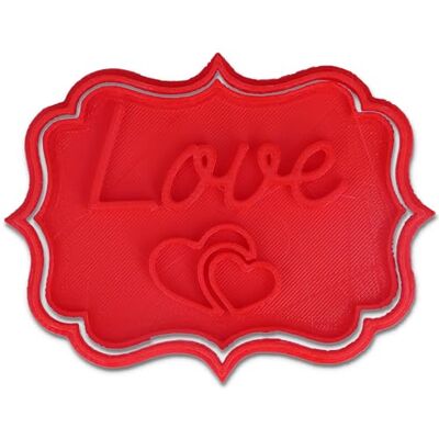 Graziano 8011684058920 Love Cookie Cutter, Plastic Graziano 8011684058920 Love Cookie Cutter, Plastic
