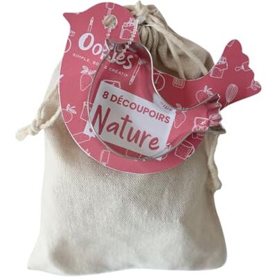 ScrapCooking Ookies My Bag of 8 Nature Cutters Cookie Cutters for Children's Pastry ScrapCooking Ookies My Bag of 8 Nature Cutters Cookie Cutters for Children's Pastry