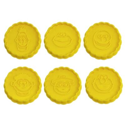 Gedalabels Biscuit Cutter Sesame Street 6-Piece Polypropylene Gedalabels Biscuit Cutter Sesame Street 6-Piece Polypropylene