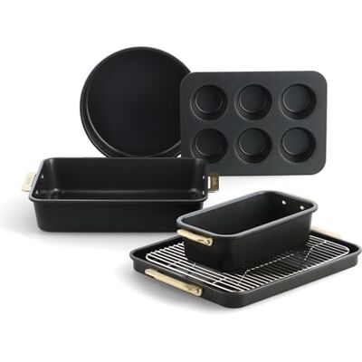 Greenpan GP-Padres CC010217-001 WSilPol Black AluSteel WBlack CER, 6 Pieces Set Greenpan GP-Padres CC010217-001 WSilPol Black AluSteel WBlack CER, 6 Pieces Set