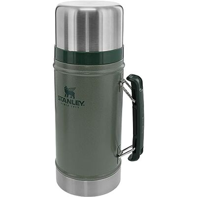 Stanley 1913 Classic Legendary Food Jar 0.94L Hot For 20 Hours BPA-Free Stainless Steel Coffee Flask Leakproof Lid Doubles As Cup Dishwasher Safe Thermal Lunch Box Hammertone Green Stanley 1913 Classic Legendary Food Jar 0.94L Hot For 20 Hours BPA-Free Stainless Steel Coffee Flask Leakproof Lid Doubles As Cup Dishwasher Safe Thermal Lunch Box Hammertone Green