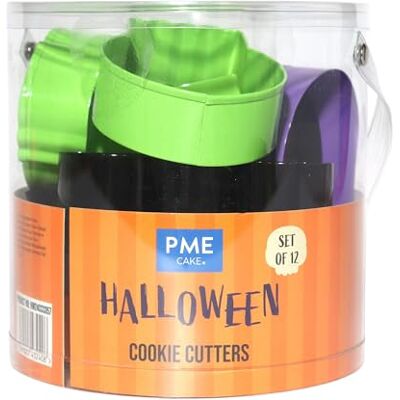 PME Halloween Cookie Cutters (Set of 12) PME Halloween Cookie Cutters (Set of 12)