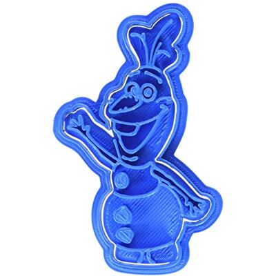 Cuticuter Olaf Whole round Frozen Cookie Cutter, Plastic, Blue, 8x7x1.5cm Cuticuter Olaf Whole round Frozen Cookie Cutter, Plastic, Blue, 8x7x1.5cm