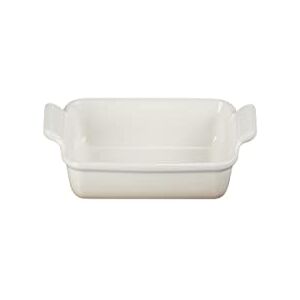 LE CREUSET Heritage Rectangular Dish, Stoneware, 19 cm, 1.1 litres, Meringue, 71102197160001 LE CREUSET Heritage Rectangular Dish, Stoneware, 19 cm, 1.1 litres, Meringue, 71102197160001