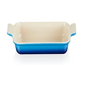 LE CREUSET Heritage Rectangular Dish, Stoneware, 26 cm, 2.4 litres, Azure, 71102262200001 LE CREUSET Heritage Rectangular Dish, Stoneware, 26 cm, 2.4 litres, Azure, 71102262200001