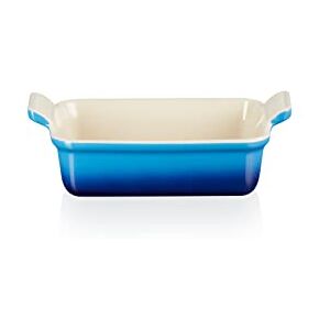 LE CREUSET Heritage Rectangular Dish, Stoneware, 19 cm, 1.1 litres, Azure, 71102192200001 LE CREUSET Heritage Rectangular Dish, Stoneware, 19 cm, 1.1 litres, Azure, 71102192200001