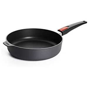 Woll Diamond Lite High Rim Pan, Inductive, Diameter 26 cm, Height 7 cm, with Removable Handle, Suitable for All Cookers, Cast Aluminium Pan, Oven-Safe, Anthracite Woll Diamond Lite High Rim Pan, Inductive, Diameter 26 cm, Height 7 cm, with Removable Handle, Suitable for All Cookers, Cast Aluminium Pan, Oven-Safe, Anthracite